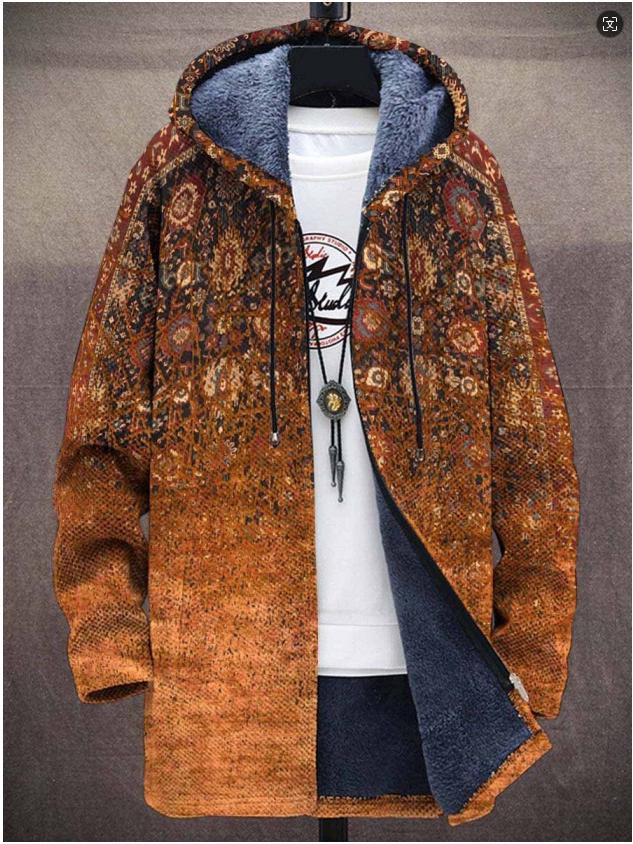 Y2 Digital Print 3D Stand Collar Jacket - European & American Style Large