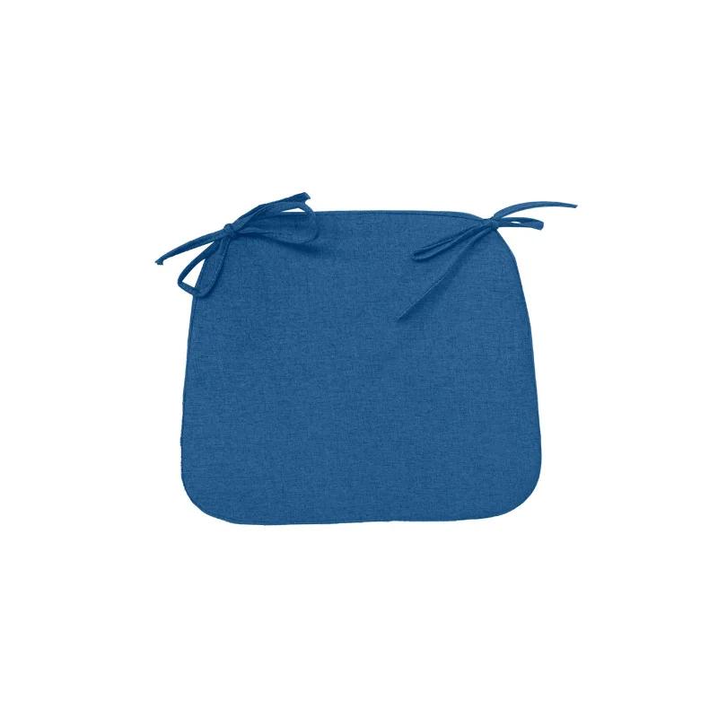 Non-Slip Dining Chair Cushion with Ties Horseshoe-Shaped Seat Pad All-Season Removable Washable For Kitchen Office Hotel Chairs