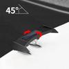 Universell Mini Solenergi LED Bakljus Bil Bakre Bagageutrymme Dekor Spoiler Vinge ABS