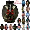 Premium Quality Men Women Christmas 3d Graphic Print Hooded Hoodie Sweatshirt Pullover With Timeless Style