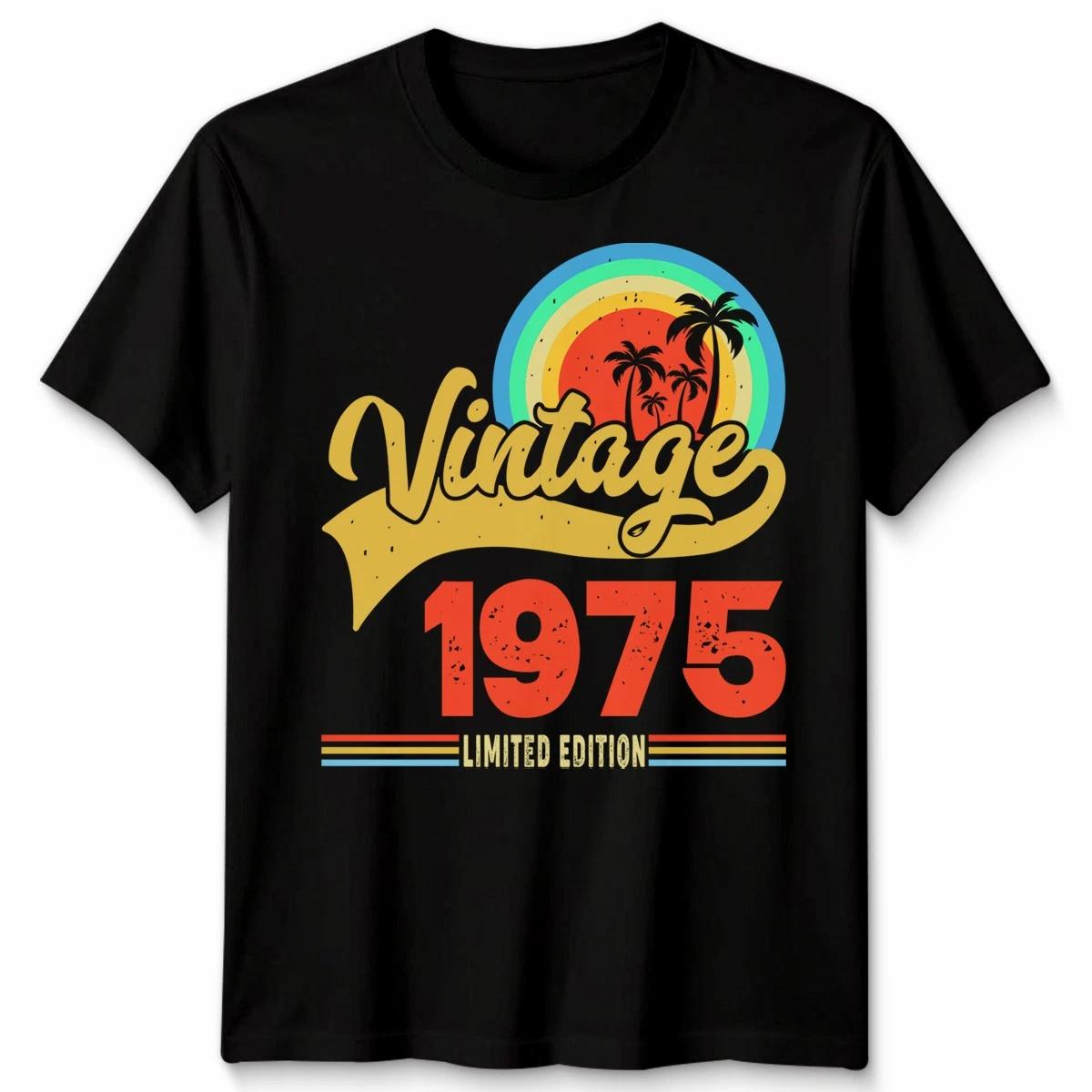 Vintage 1975 51Th Birthday Gift Unisex 51 Years Old TShirt L
