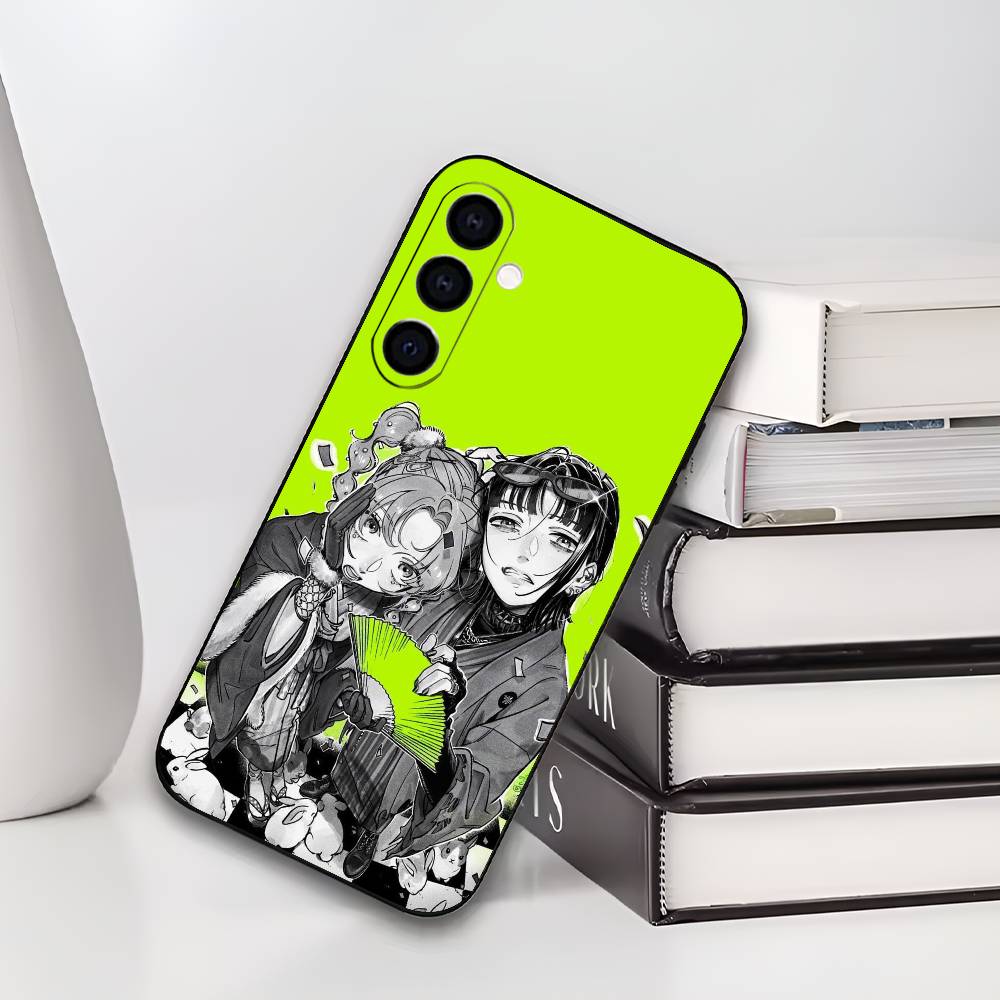 A-Aya Osawa Mitsuki Koga MitsuAya Soft Black Phone Case for Samsung Galaxy A73/A72/A71/A70/A53/A52/A51