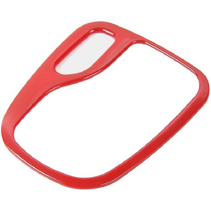 Red Interior ABS Gear Shift Box Panel Trim Cover Compatible with Jeep Compass 2017-2021 (Gear Shift Panel Trim -A)