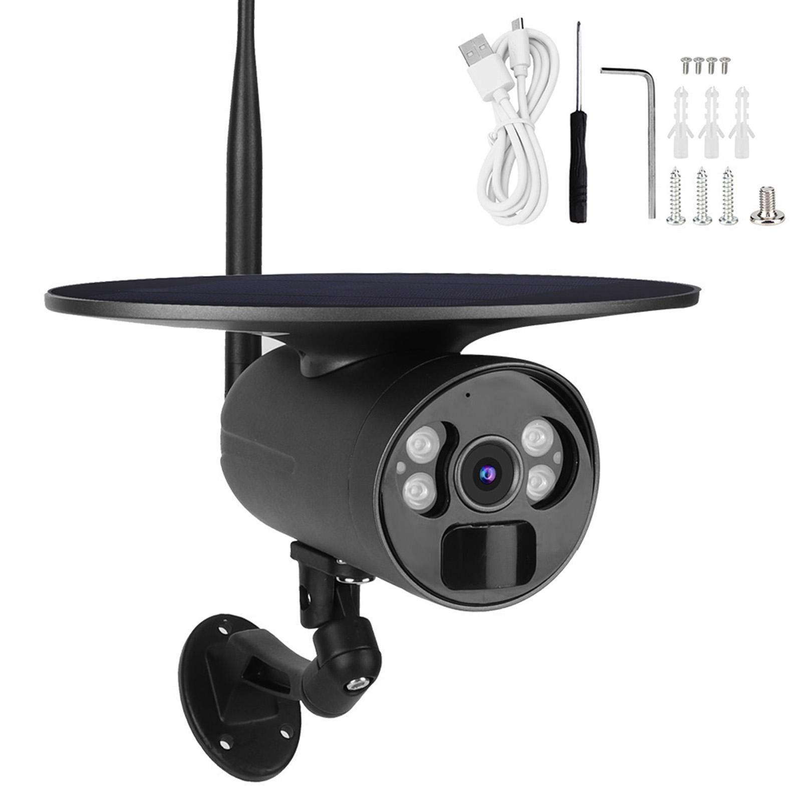 

1080P HD 4G IP Camera Metal Solar Power IP66 Waterproof DualLight Source FullColor Night Viewing