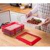 Creative Food Preservation Tray Reusable Meal Prep Containers Fresh Storage Container  Refrigerator