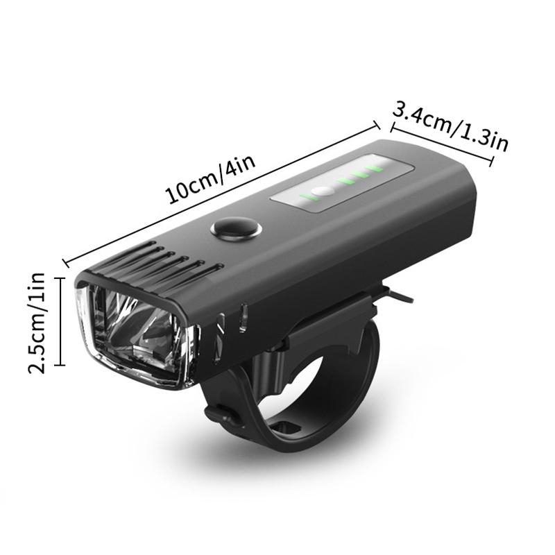 Set Lumini Bicicletă, LED Puternic Reîncărcabil USB, Lumină Ciclism Șosea și Munte, Călătorie Nocturnă, Impermeabil