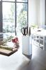 Yamazaki Jitsugyo Kitchen Knife Scissors Stand White W11 X D7 X Tower Knife Holder Knife Stand 3512 & Approx. H22.3cm