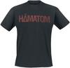 Tricou din Bumbac Inspirat de Hematom Text cu Slogan Îndrăzneț Punk Rock Streetwear Tee