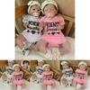Realistic 22'' Reborn Sleeping Twins Dolls With Hand Rooted Mohair Eyelashes
