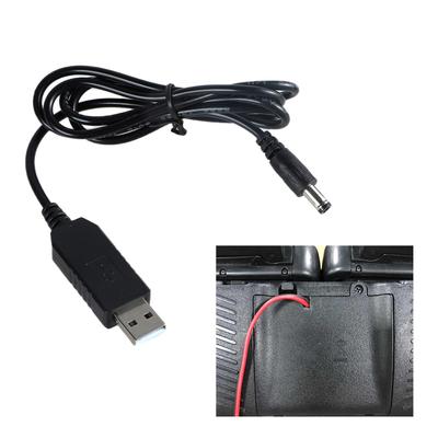 Cavo Alimentatore Convertitore Eliminatore Batteria D LR20 da 1,5V USB per Scaldabagni a Gas e Fornelli Strumenti