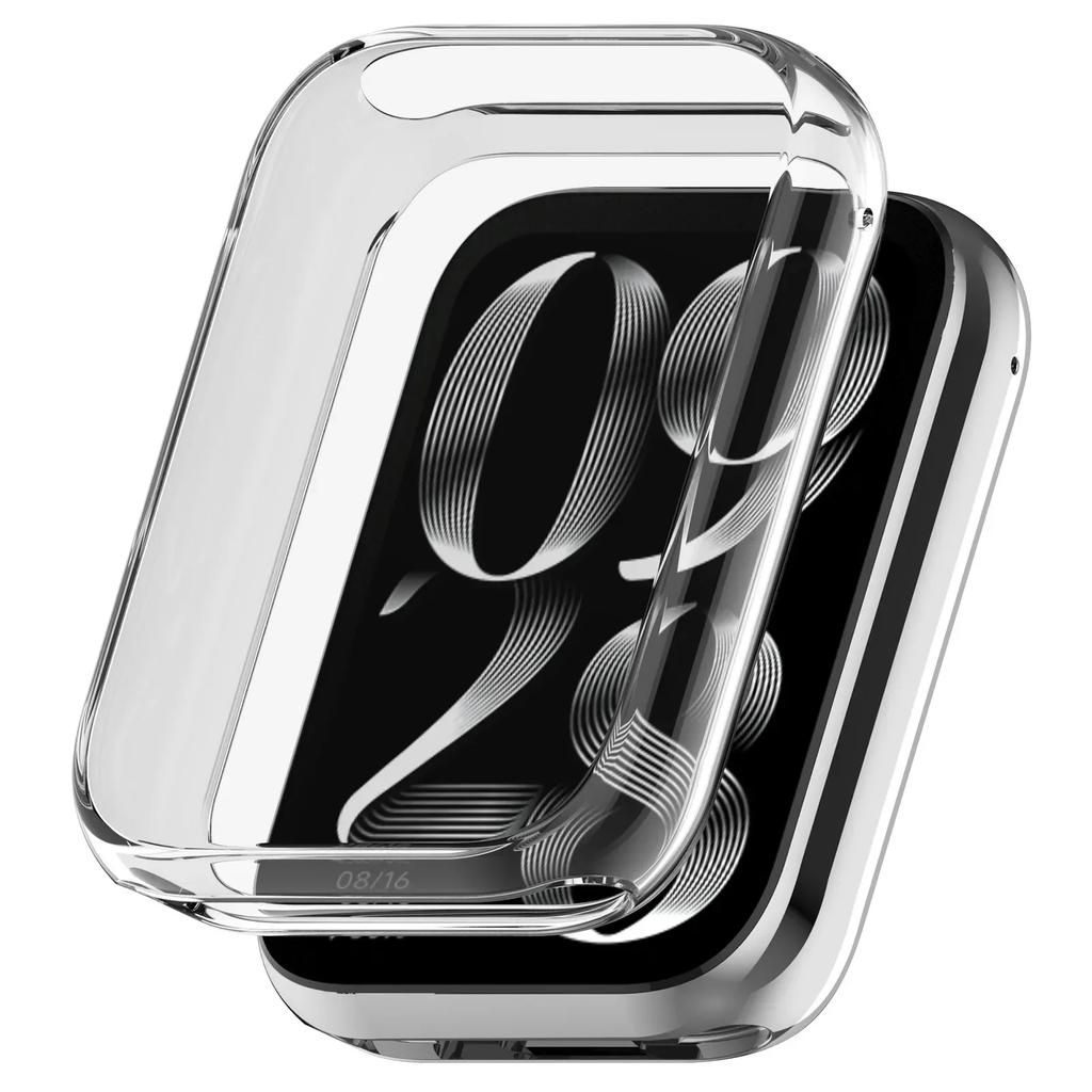 Neue Galvanisierte TPU-Hülle für Xiaomi Band 8Pro 9Pro Smartband Vollständige Abdeckung Displayschutz aus gehärtetem Glas für Xiaomi Band 9 Pro Hülle
