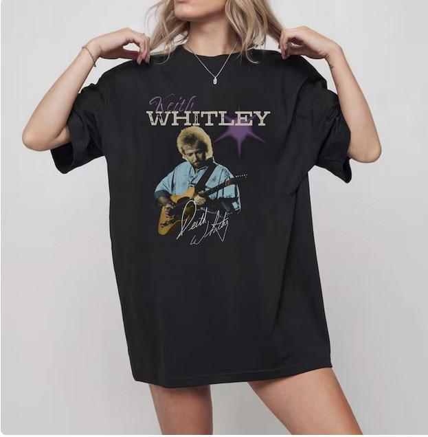 Keith Whitley T-Shirt – Vintage Country Music Graphic Tee Unisex T-Shirt XXXXL