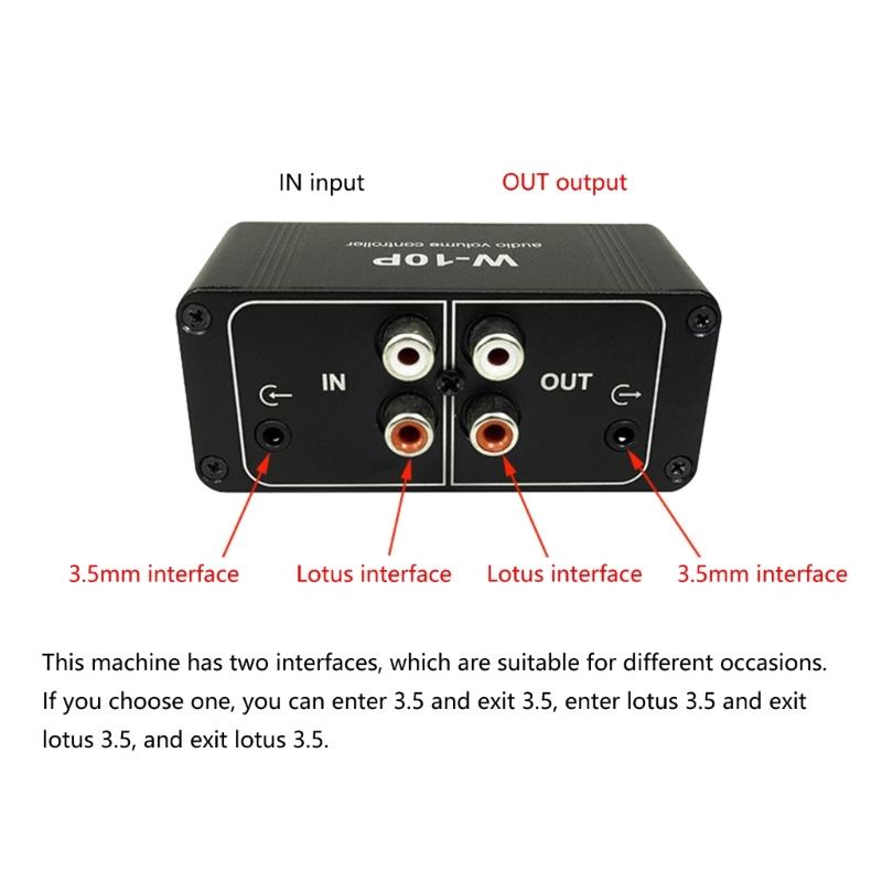 Auditory Amplifier Sound Control High Fidelitied Sound with Adjustable Channel Balance for Audiophiles