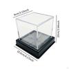 2x Acrylic Baseball Box Organization Protector Gift Clear Holder