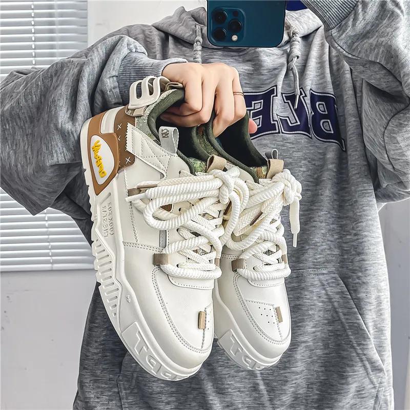 Fashion Trendy All-match Men's Casual Sneakers Popular Comfortable Men's Sports Shoe Light Outdoor Athletic Sneaker Flat Shoes for Men