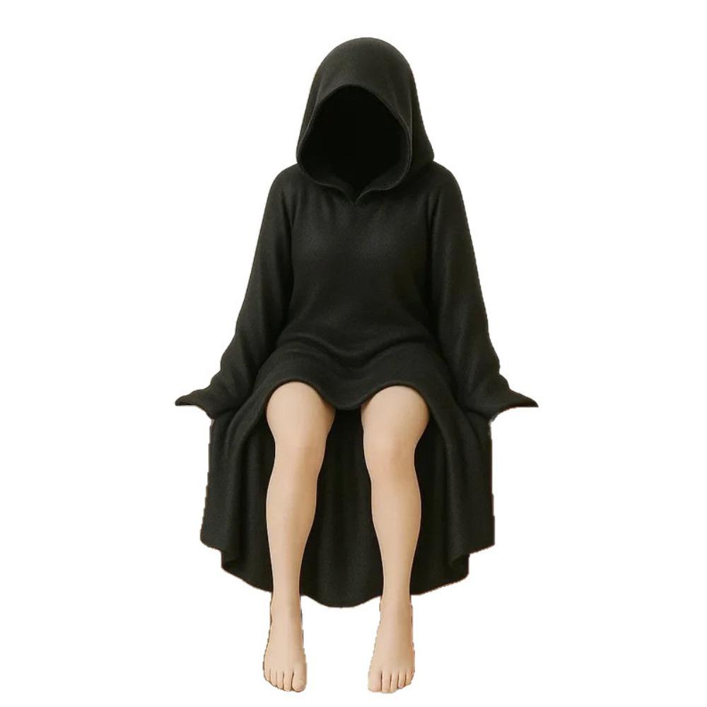 Halloween Mysterious Statue Black Robe Queen Ornament Decoration Figure Handicraft Art