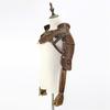 Medieval Faux PU Leathers Costume Armour Halloween Cosplay Warrior Armors Shoulder Armour, Double Shoulder Guard Harness