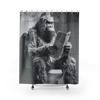 Funny Bigfoot Shower Curtain, Funny Shower Curtain of Bigfoot, Funny Bathtub Curtain