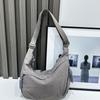 Large Capacity Tote Bag Simple Single-shoulder Bag Trendy Shopping Handbag  Student