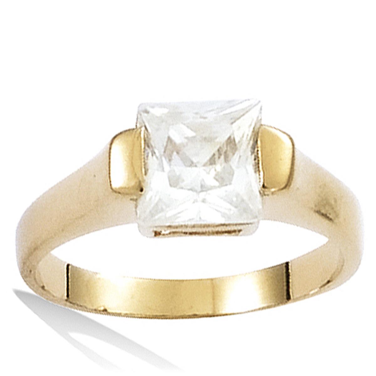 

Пасьянс Gold Plated Unique золотисто-белый - 6x6 мм