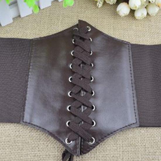 Durable Elastic Waist Belt Solid Color Classic Style Flexible