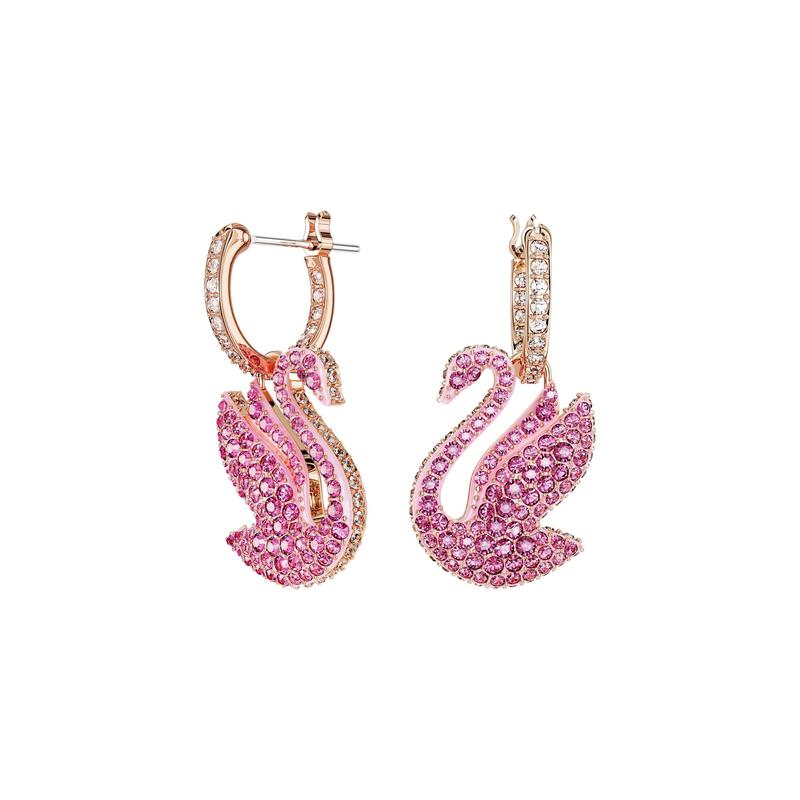 Swarovski Swan drop-shaped swan artificial crystal earrings for women 5647544