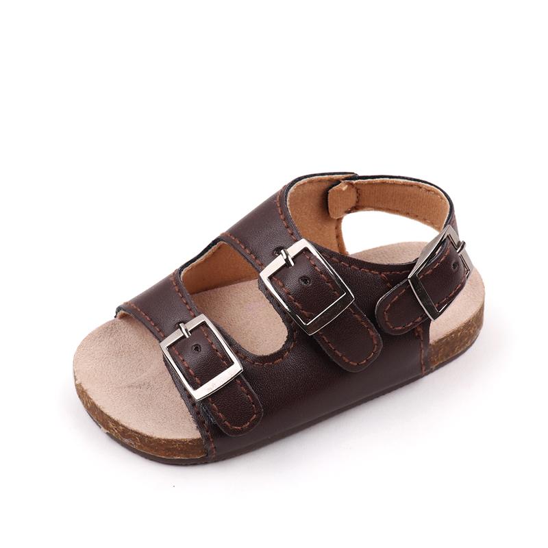 

Baby Summer Sandal Classical Shoes for Newborn Baby Beach Outdoor Prewalking High Quality Anti-slip Waterproof New Fashion 0-6 Months шоколадний