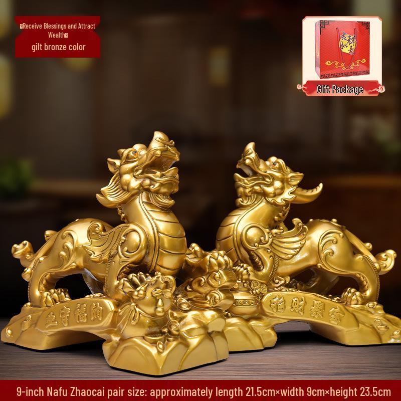 Prosperous Wealth Pixiu Ornaments: Fortune-Building Gifts for Shop Openings & Housewarmings