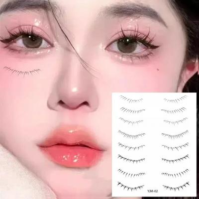 Lower Eyelash Tattoo Stickers Makeup Fake Lashes Temporary Tattoo Patch Natural Lifelike False Eyelash Eyelashes Extension