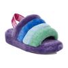 UGG Fluff Yeah Slide Sheepskin Fashion Sandals Rainbow Women sandals 1097169-PRPR