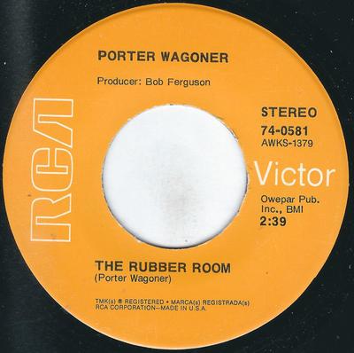 7-Zoll-Schallplatte PORTER WAGONER - The Rubber Room 740581 RCA Victor 1971 US Folk Gebraucht