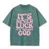 2026 Vintage Washed Men T Shirt Casual Short Sleeve Crew Neck Tees Retro Bubble Letter Print Streetwear Loose Oversized Cotton T