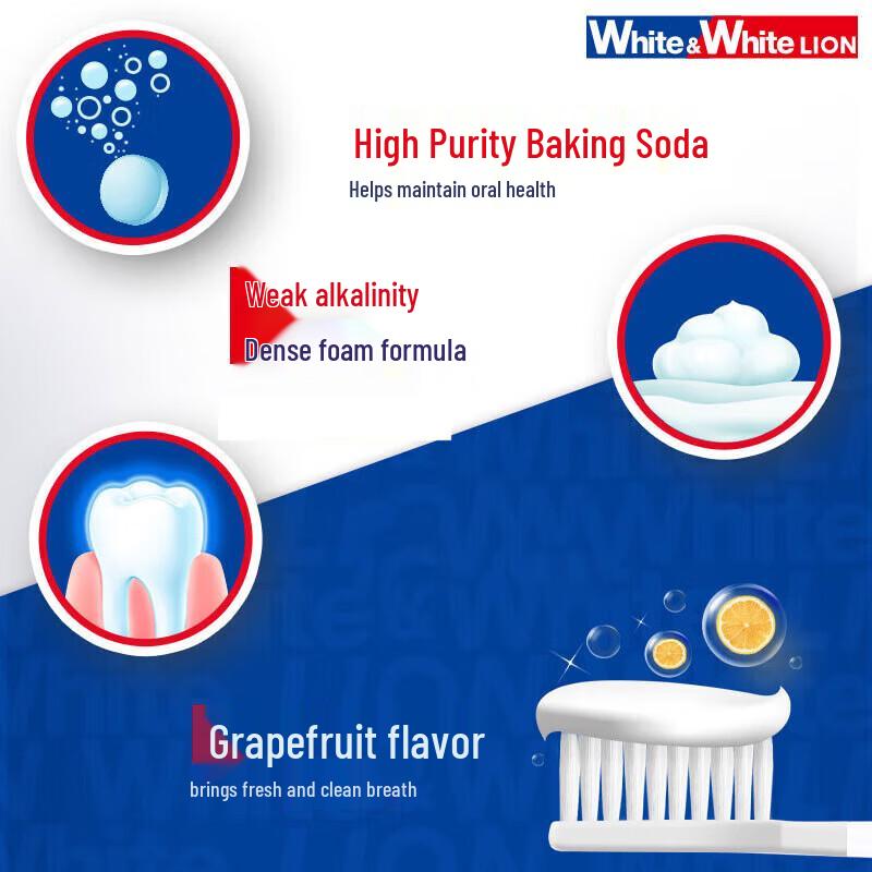 Lion King Baking Soda Whitening Toothpaste