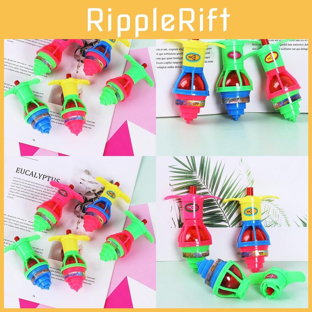 Childrens Rotation Flashing Gyroscope With Launcher For Party Rewards And