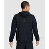Veste à capuche à manches longues zippée couleur unie pour homme Vestes Noir HV4549010