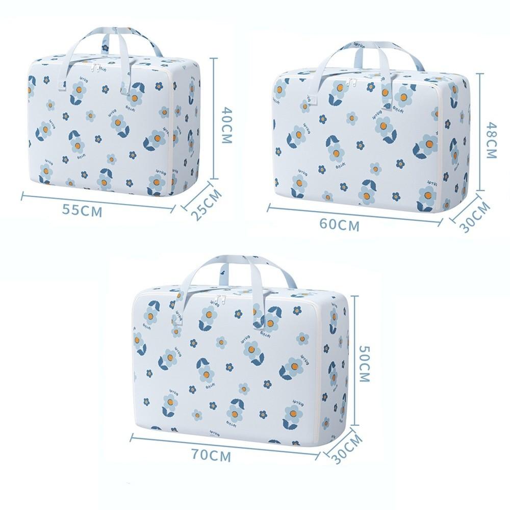 High Quality Print Quilt Storage Bag Non-Woven Large-capacity Moving Bag Foldable Portable Clothing Finishing Pouch Household