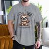 I Am Temporarily Out Of Order Lazy Sloth Tshirts Unisex Humor Graphic Tee Casual Sarcastic Animal Streetwear Ropa Hombre