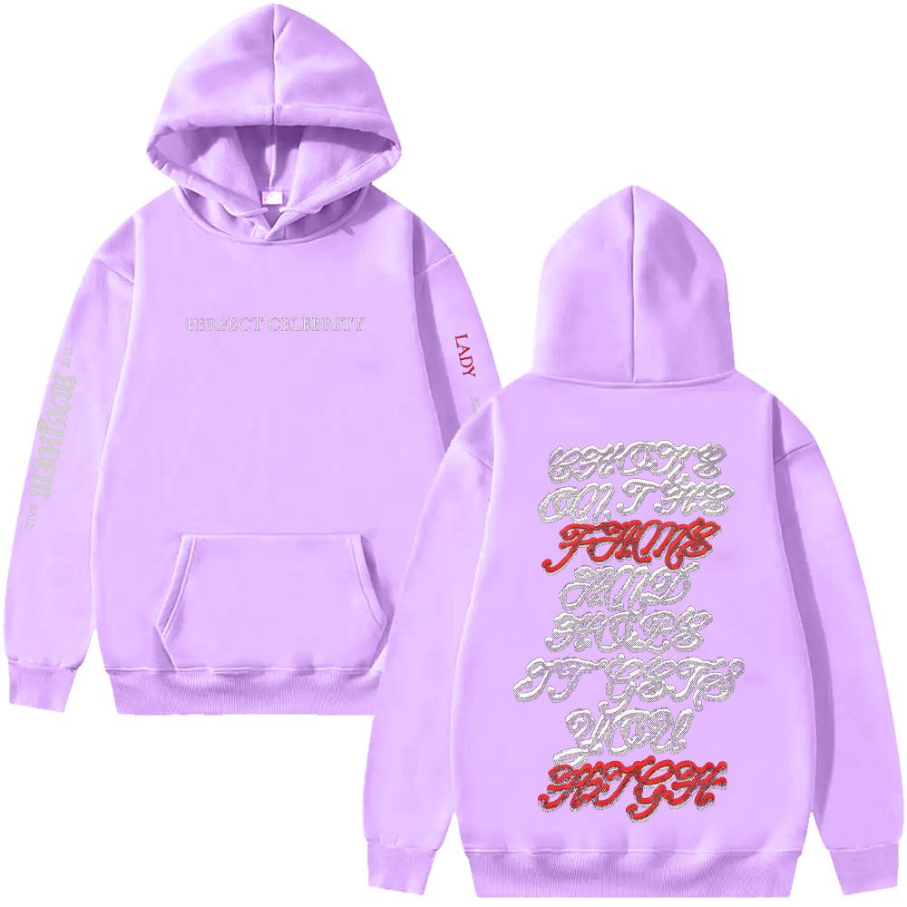 Perfect Celebrity Hoodie Lady Gaga Merch Hoody Men Women's Clothing Fashion Aesthetic Sweatshirt Casual High Street Sweatshirts