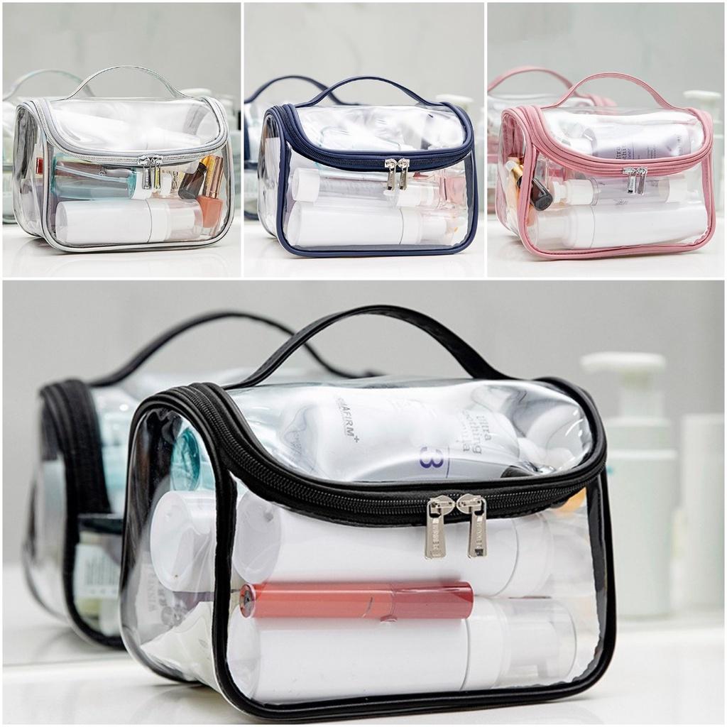 Large Capacity Waterproof Transparent Laser Cosmetic Bag Portable Storage Bag