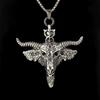 Stylish Titanium Steel Bull Head Pendant Necklace - Punk, Hip Hop, Retro European/American Fashion Accessories.