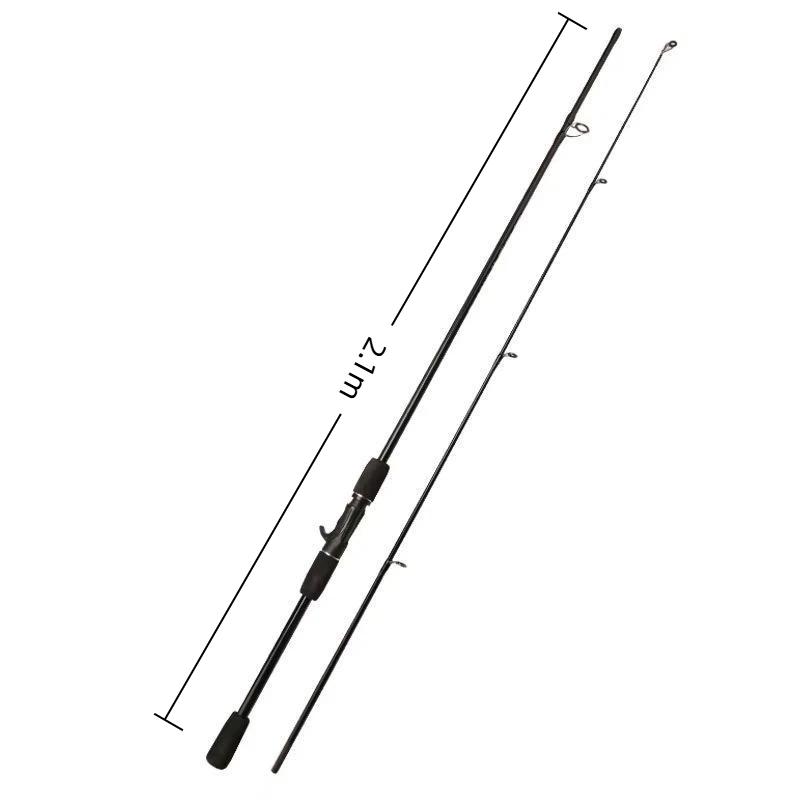 1.65M 1.8M 2.1M Ultralight Fishing Rod M Fishing Rod Carbon Hard Adjustable Insertion Lure Rod