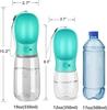 Portable Dog Water Bottle Tumbler Outdoor Travel Walking Leak-proof Dog Water Fountain Cat Water Fountain Dog Accessories