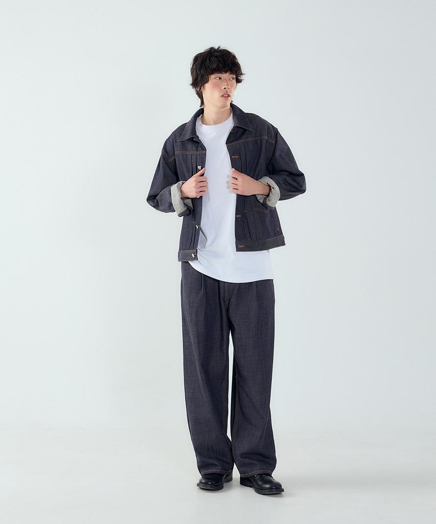 Fortyfour [M] Indigo Raw Denim Jacket