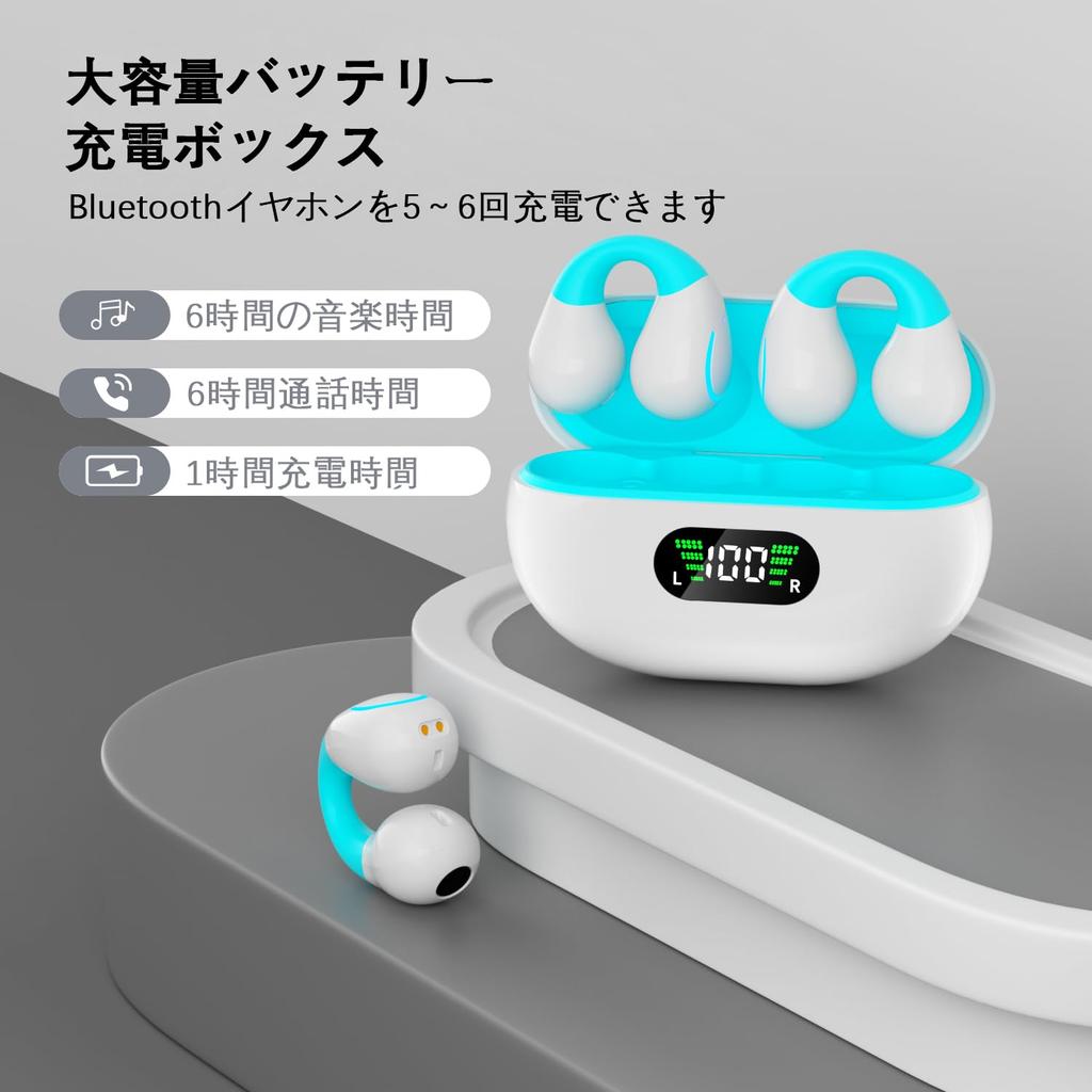 Industry First Sale True OWS Air Bone Conduction Authentic Wireless Bluetooth Lightweight and Comfortable Charging Case with LED Digital Microphone