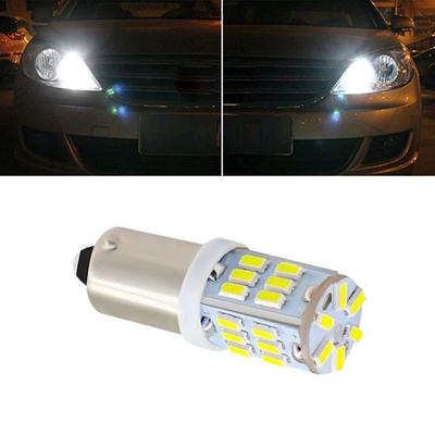 1Pc BA9S 30 SMD 3014 Led Bulbs T4W Car Styling Indicator Parking Lamp Turn Light 300Lm Screw Base White Signal Lamp Accessories