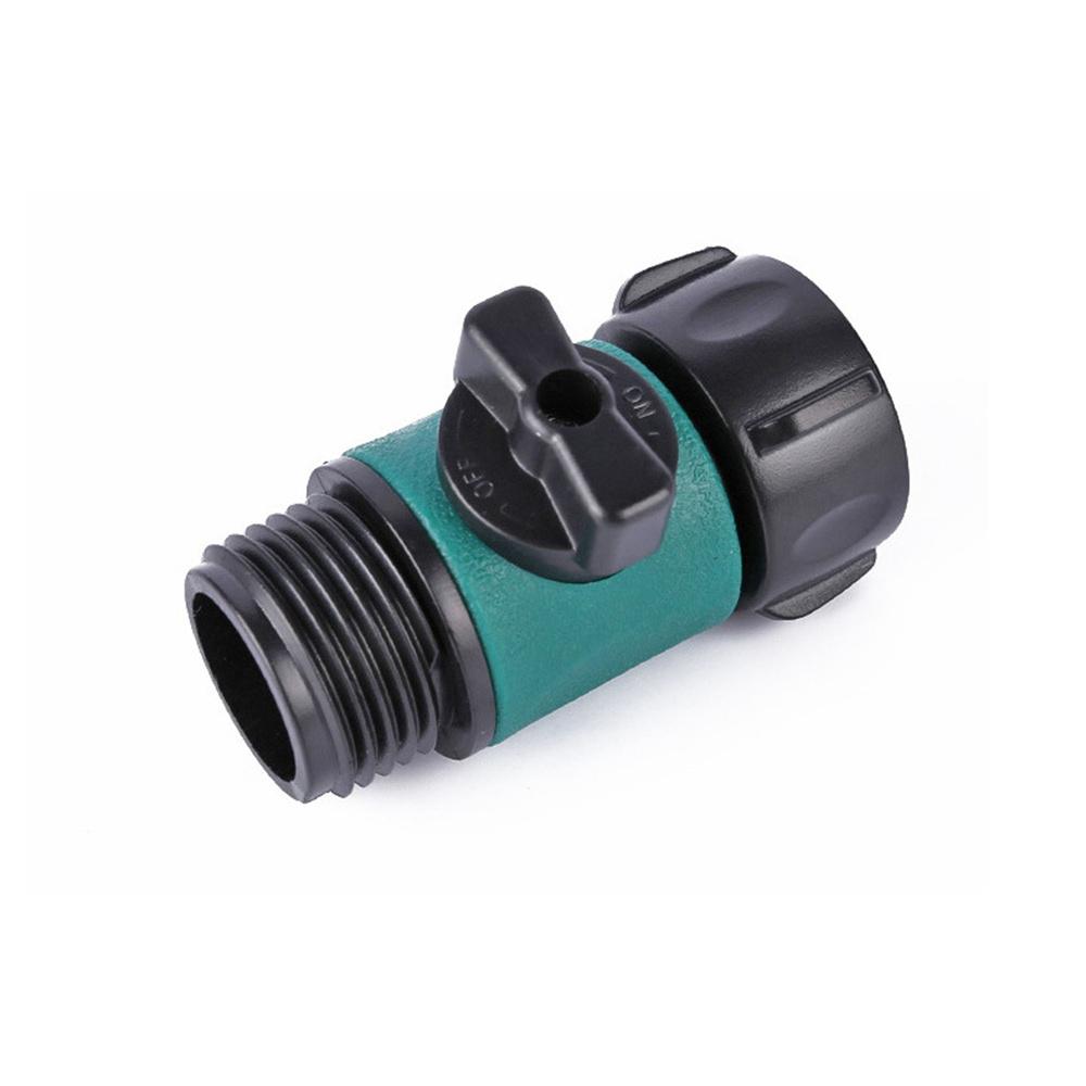 Garden Sprinkler Pipe Valve Control Durable Plastic Single-way Valve Gardening Accessories Car Wash Water Gun Fitting Connector