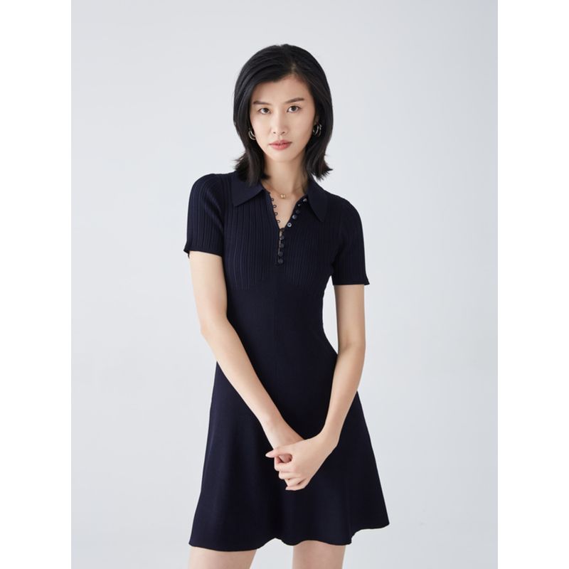 

Obeg Summer New Arrival Silm Knitting Dress Macaroon powder 175/XL/42