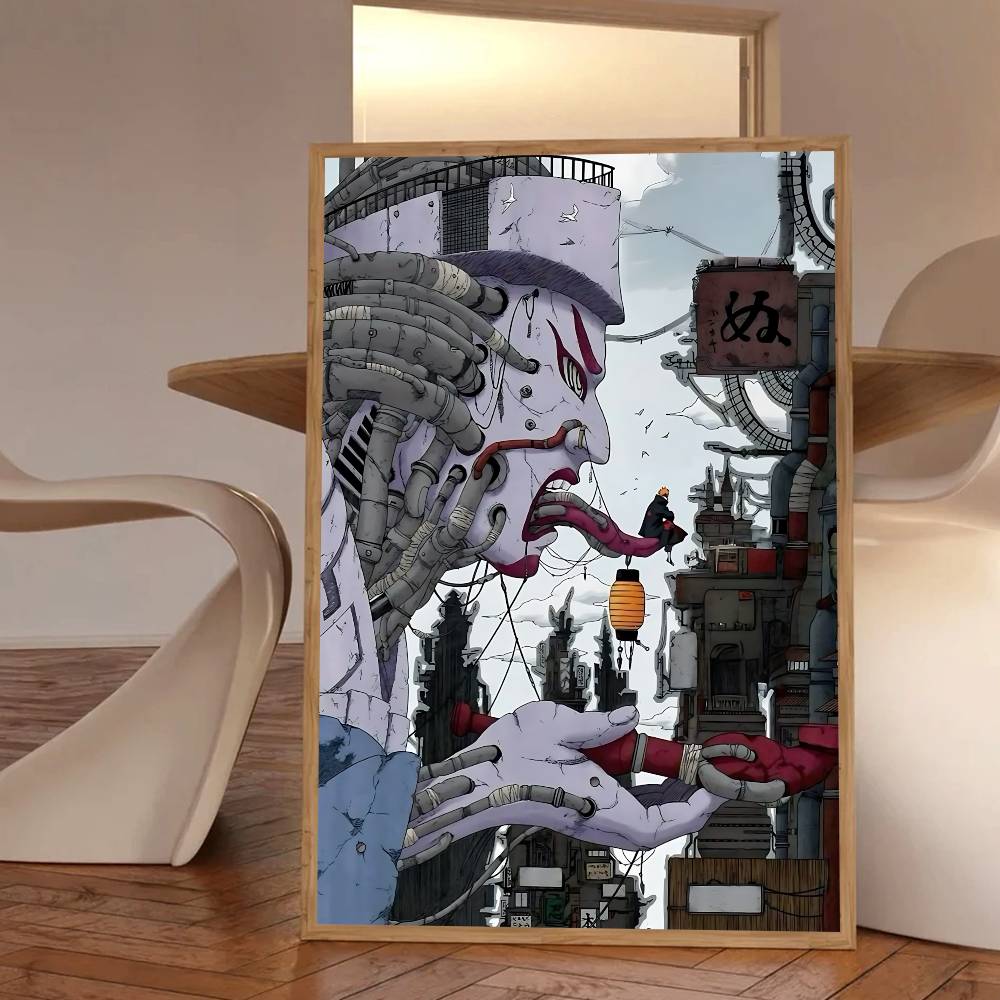 Anime Characters N-Nagato P-Pain Posters HD Print Vintage Wall Art Decor for Home Study Room