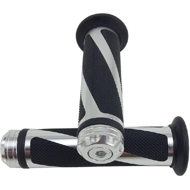 Universal Motorcycle Rubber Gel Handlebar Hand Grips For 7/8" Bar End Handle Bars Sports Bikes