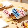 10 Peças Clips de Embalagem de Alimentos à Prova de Umidade Clips de Vedação para Sacos Plásticos Uso Doméstico e de Escritório
